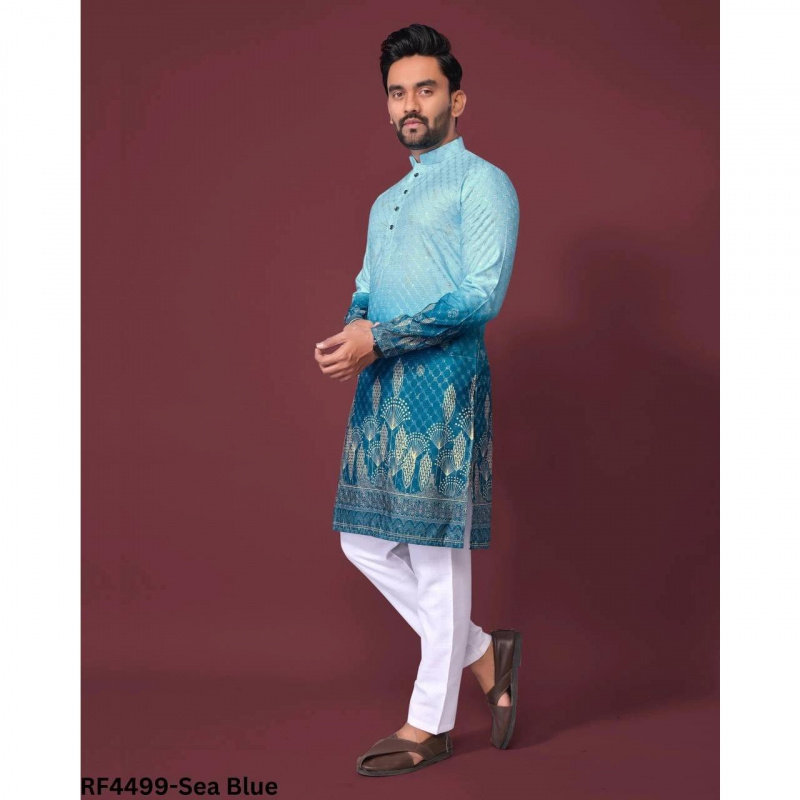 Ethnic Fashion India - Koszula muzułmańska ze stójką Odzież męska
