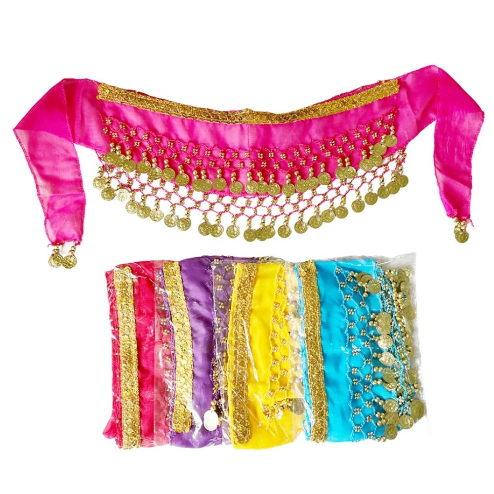 Ethnic Fashion India - Nowe dzieci Metalowe monety Łańcuch w